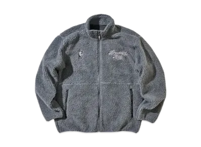 NBA Team Fleece Jacket Warriors "Grey"