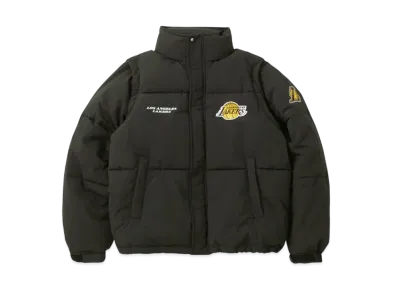 NBA Team Multi Way Oversized Nylon Padding Jacket Lakers "Black"