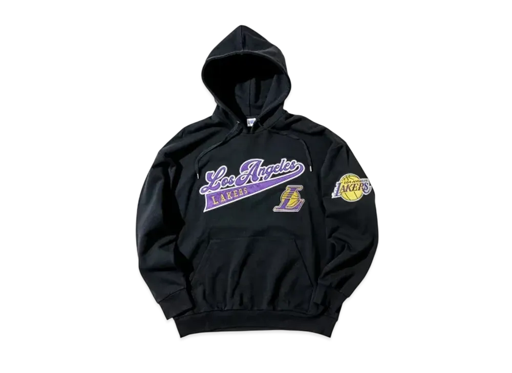 NBA Team Lettering Hoodie Lakers "Black"
