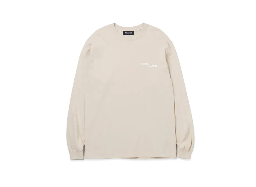 NEIGHBORHOOD WIND AND SEA NHWDS-2 / C-TEE . LS "Beige"