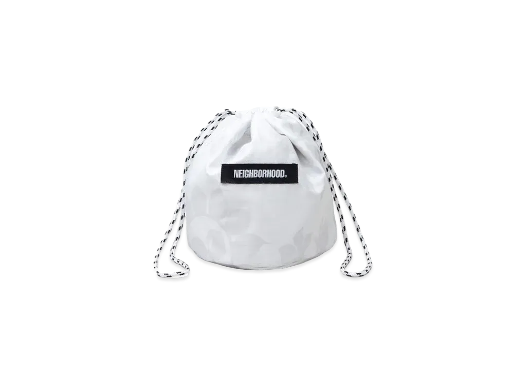 NEIGHBORHOOD POUCH . OHANA / C-LUGGAGE "White"