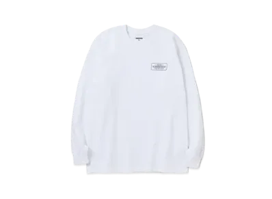 NEIGHBORHOOD BAR & SHIELD / C-TEE . LS "White"