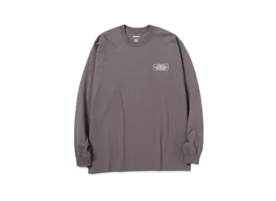 NEIGHBORHOOD BAR & SHIELD / C-TEE . LS "Grey"