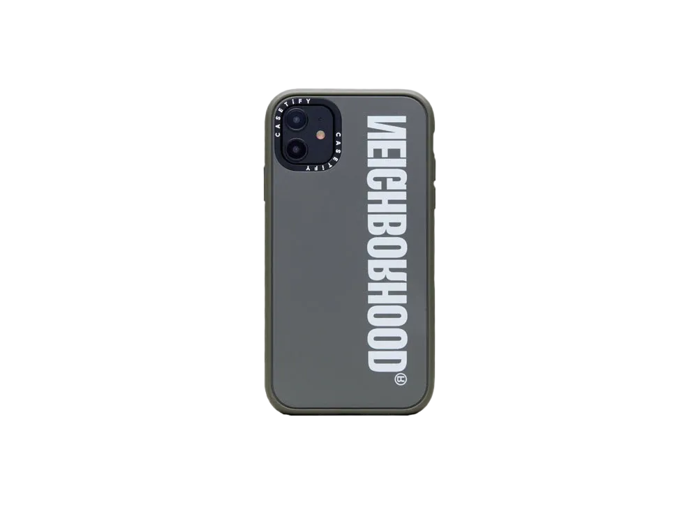 NEIGHBORHOOD NHCT . CI / P-IPHONE CASE (11 / 11PRO / 11PRO MAX) "Olive"