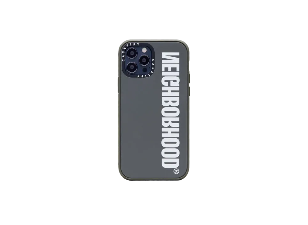 NEIGHBORHOOD NHCT . CI / P-IPHONE CASE (12 / 12PRO / 12PRO MAX) "Olive"