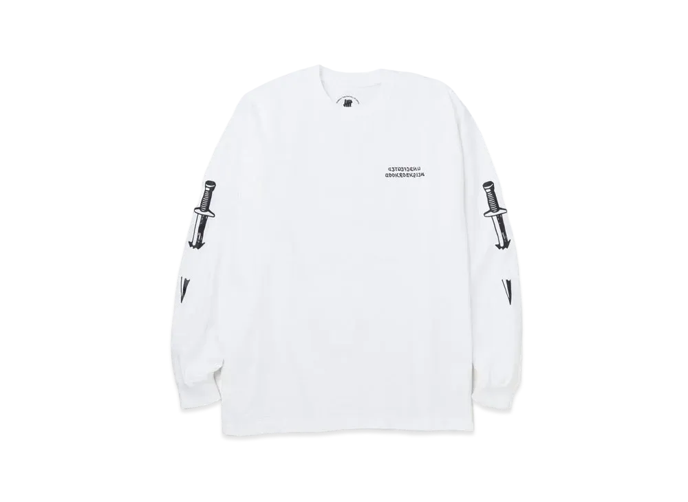 NEIGHBORHOOD UNDEFEATED NHUF / C-TEE . LS "White"