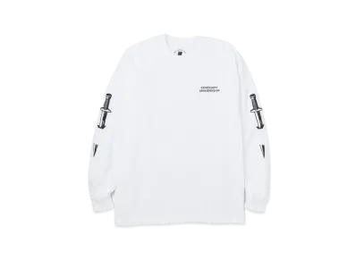NEIGHBORHOOD UNDEFEATED NHUF / C-TEE . LS "White"