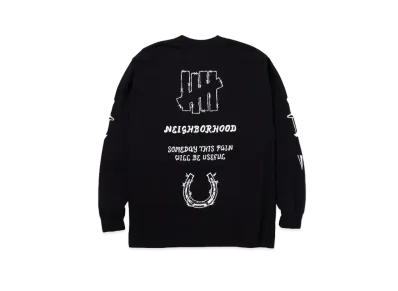 NEIGHBORHOOD UNDEFEATED NHUF / C-TEE . LS "Black"