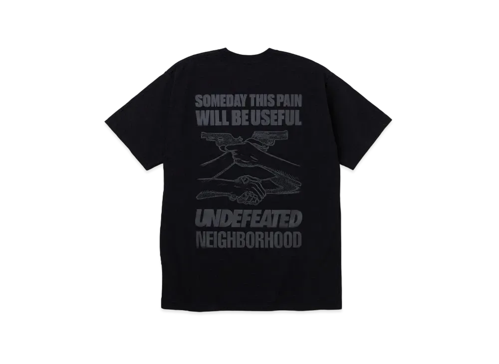 NEIGHBORHOOD UNDEFEATED NHUF-2 / C-TEE . SS "Black"