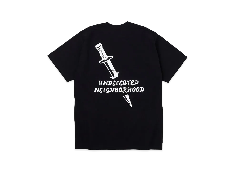 NEIGHBORHOOD UNDEFEATED NHUF-4 / C-TEE . SS "Black"