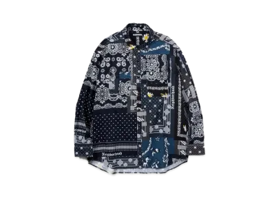 NEIGHBORHOOD BANDANA / C-SHIRT . LS "Black"