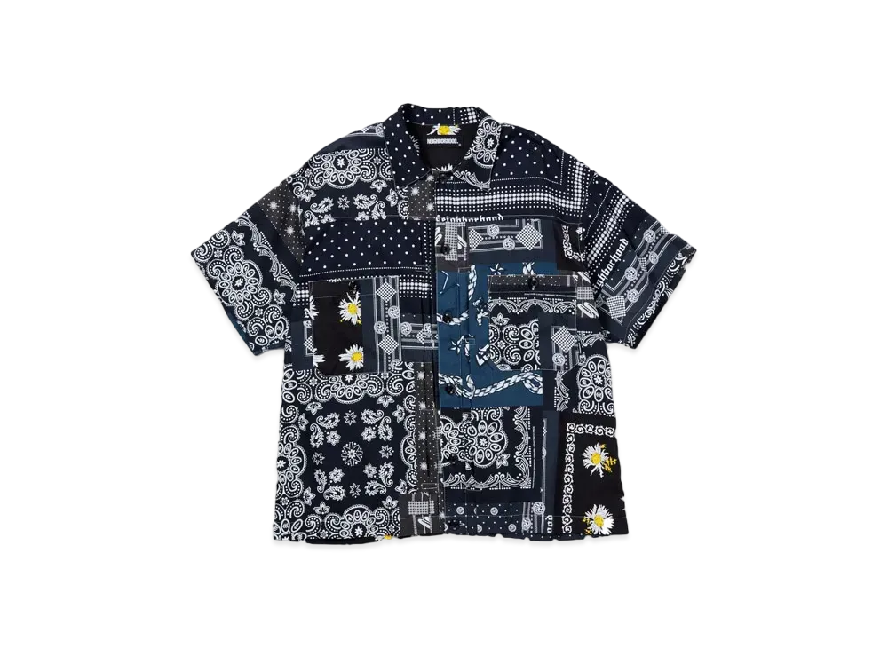 NEIGHBORHOOD BANDANA . TYPE-B / C-SHIRT . SS "Black"