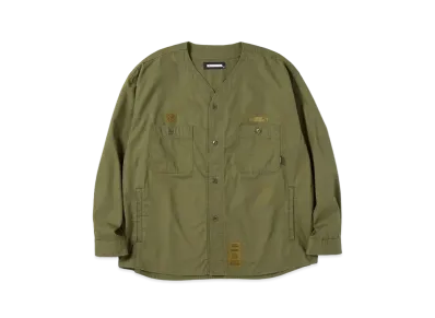 NEIGHBORHOOD NC / C-SHIRT . LS "Olive Drab"