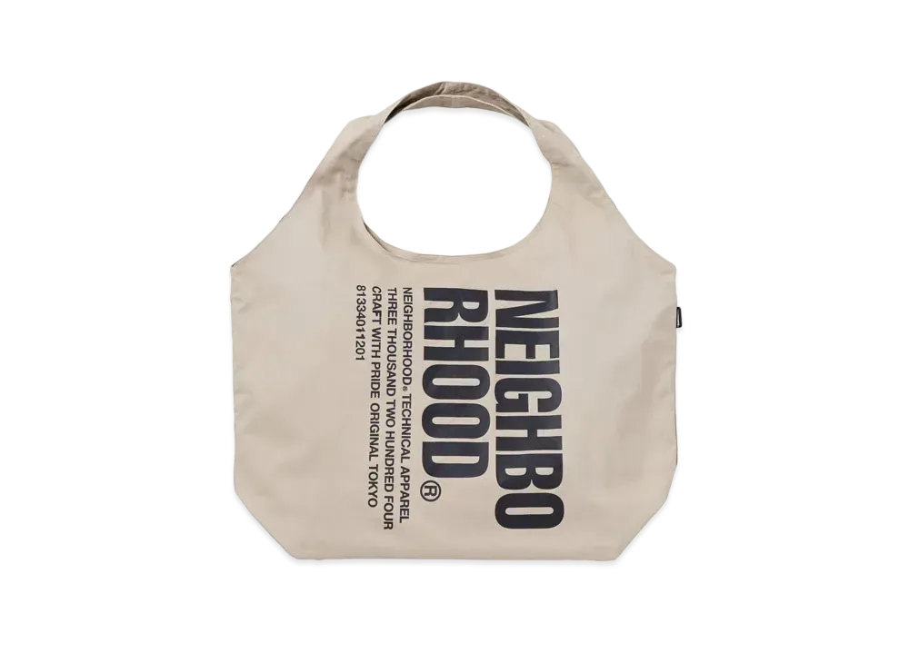 NEIGHBORHOOD ID TOTE / C-LUGGAGE "Beige"