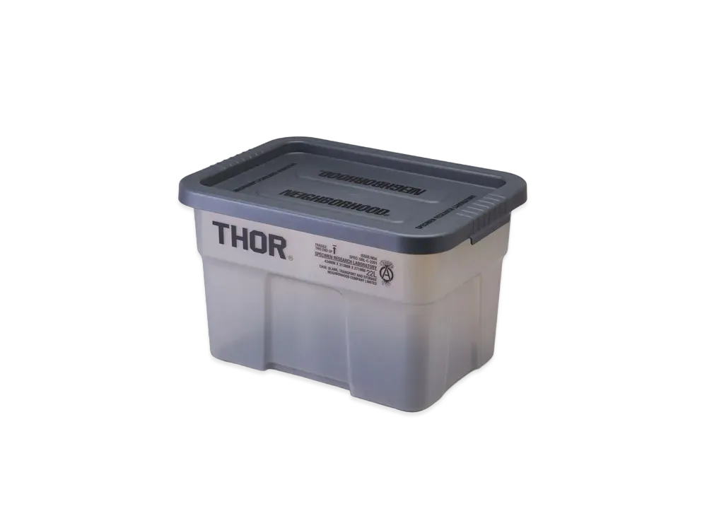 NEIGHBORHOOD SRL THOR 22 / P-TOTES CONTAINER "Grey"