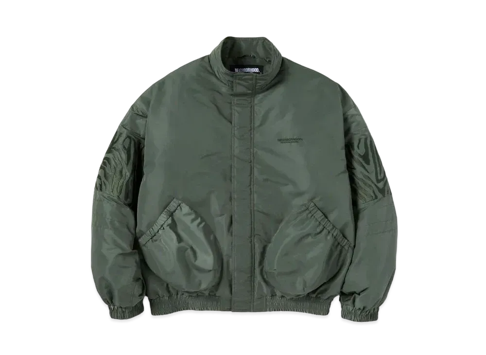 NEIGHBORHOOD STAND COLLAR / N-JK "Olive Drab"