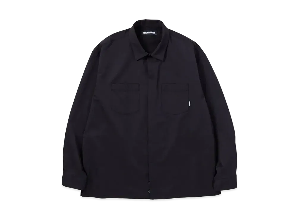NEIGHBORHOOD PLAIN / E-SHIRT . LS "Black"