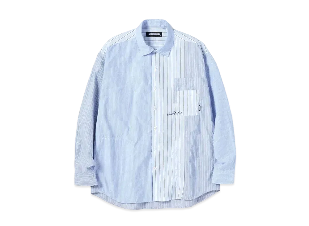 ネイバーフッド カット エルエス シャツ "ブルー"