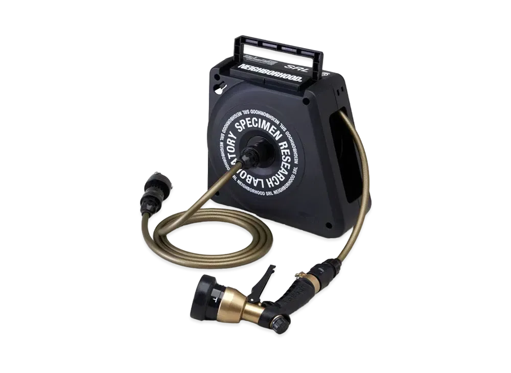 NEIGHBORHOOD SRL / A-GARDEN HOSE REEL "Black"