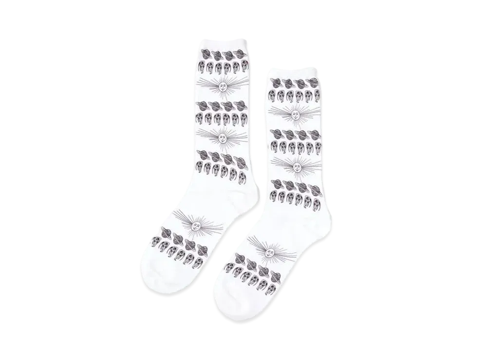 NEIGHBORHOOD DW / CE-SOCKS "White"