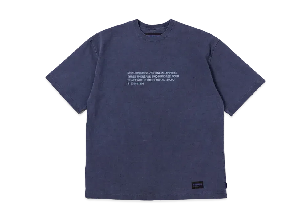 NEIGHBORHOOD Pigment Dyed Crewneck SS "Navy"