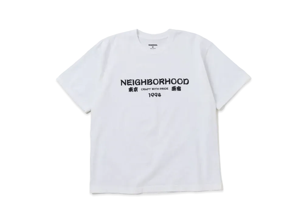 NEIGHBORHOOD NH . Tee SS-14 "White"