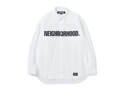 NEIGHBORHOOD CI Print Shirt LS "White"