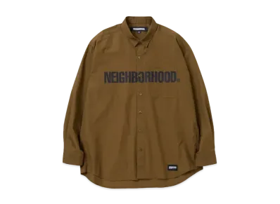 NEIGHBORHOOD CI Print Shirt LS "Olive Drab"