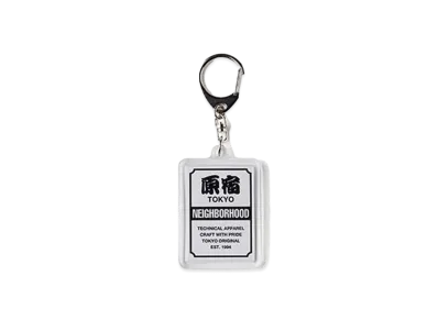 NEIGHBORHOOD for ISETAN Rectangle Type Key Tag "White"