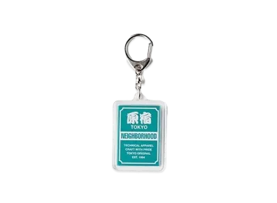 NEIGHBORHOOD for ISETAN Rectangle Type Key Tag "Green"