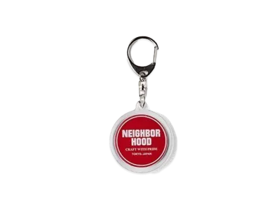 NEIGHBORHOOD for ISETAN Round Type Key Tag "Red"