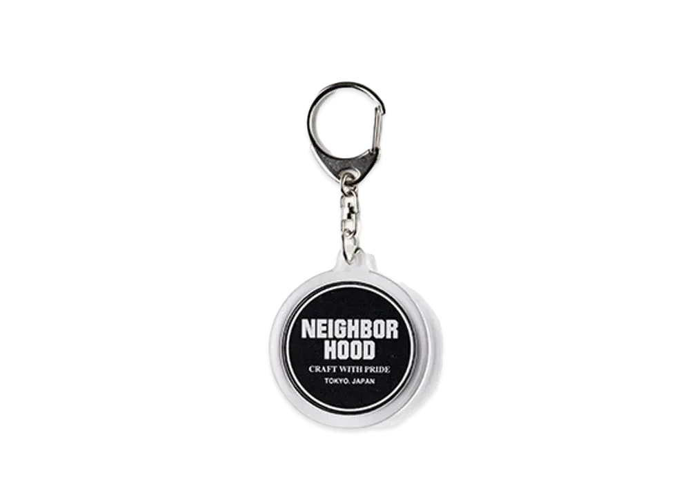 NEIGHBORHOOD for ISETAN Round Type Key Tag "Black"