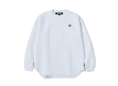 NEIGHBORHOOD Double Crewneck LS "White"