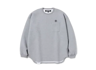 NEIGHBORHOOD Double Crewneck LS "Gray"