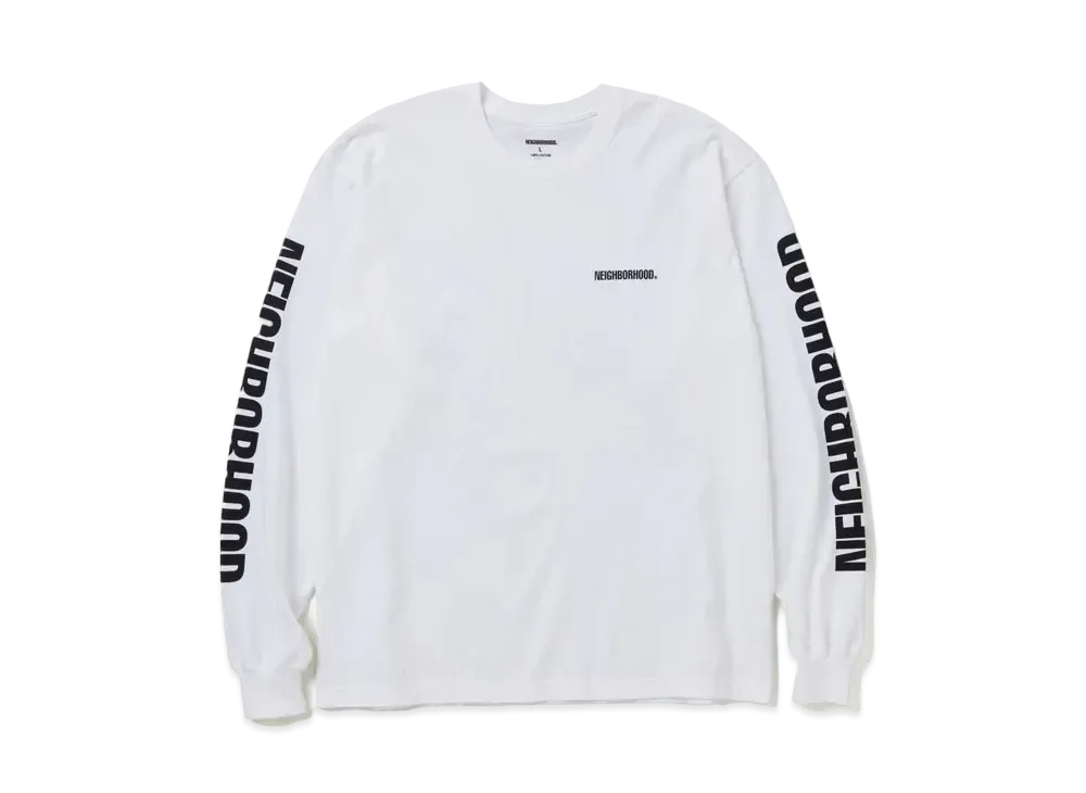 専用NEIGHBORHOOD 23AW LS-11 新品未使用 ホワイト M NEIGHBORHOOD NH . Tee LS-11 