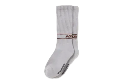 NEIGHBORHOOD NBHD Logo Socks "Gray"