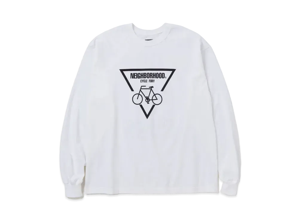 NEIGHBORHOOD NH . Tee LS-3 "White"