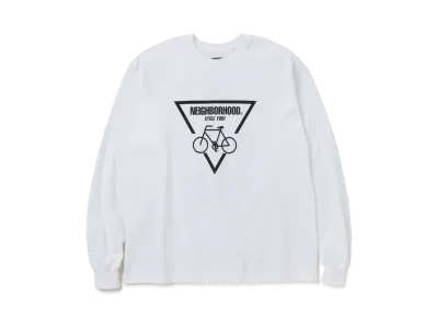 NEIGHBORHOOD NH . Tee LS-3 "White"