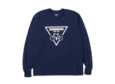 NEIGHBORHOOD NH . Tee LS-3 "Navy"