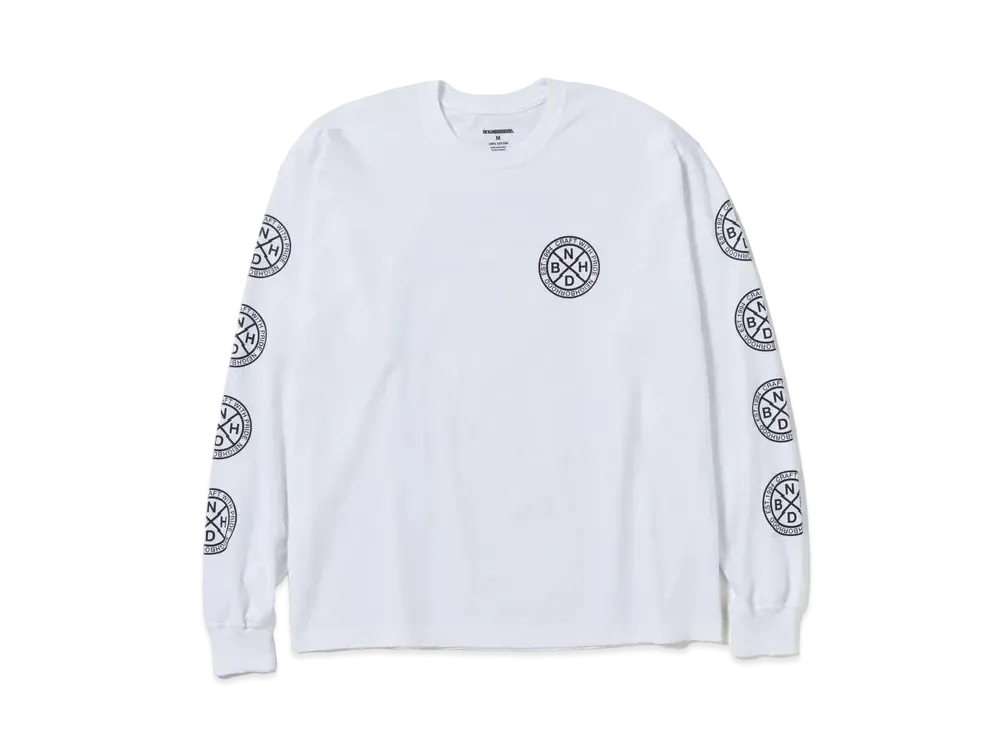 NEIGHBORHOOD NH . Tee LS-7 "White"
