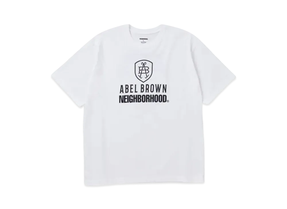 NEIGHBORHOOD x ABEL BROWN Tee SS-1 "White"