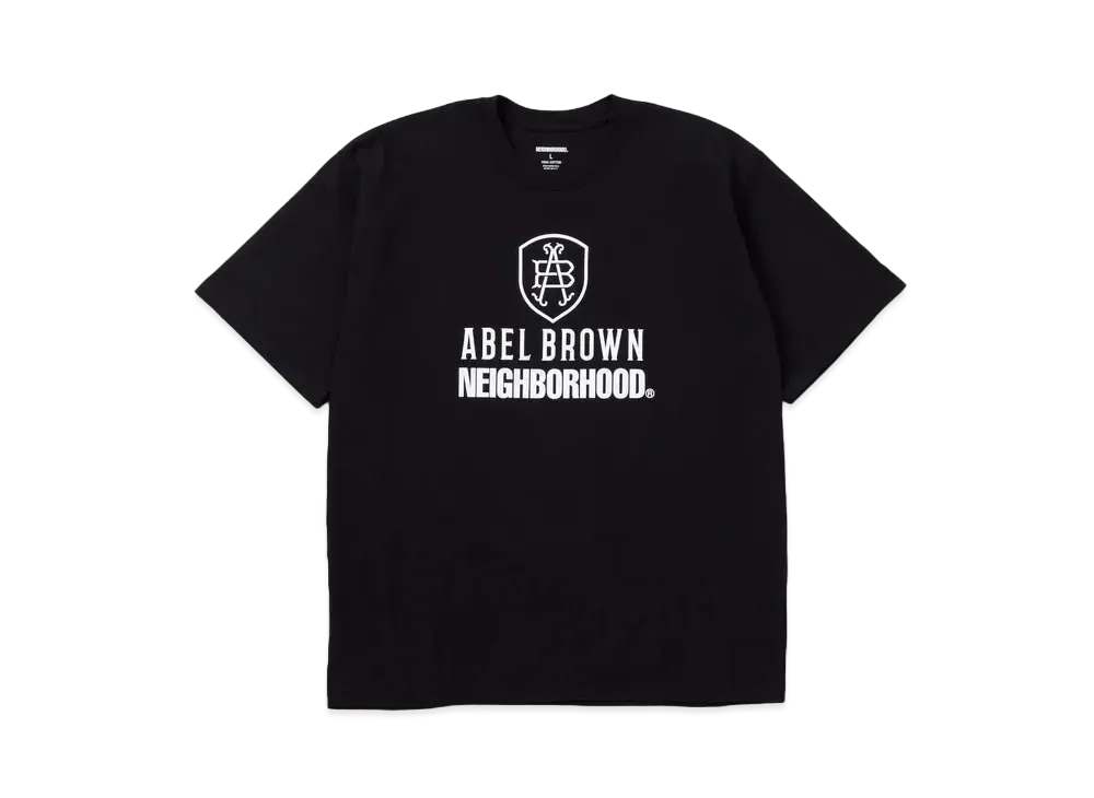 NEIGHBORHOOD x ABEL BROWN Tee SS-1 "Black"