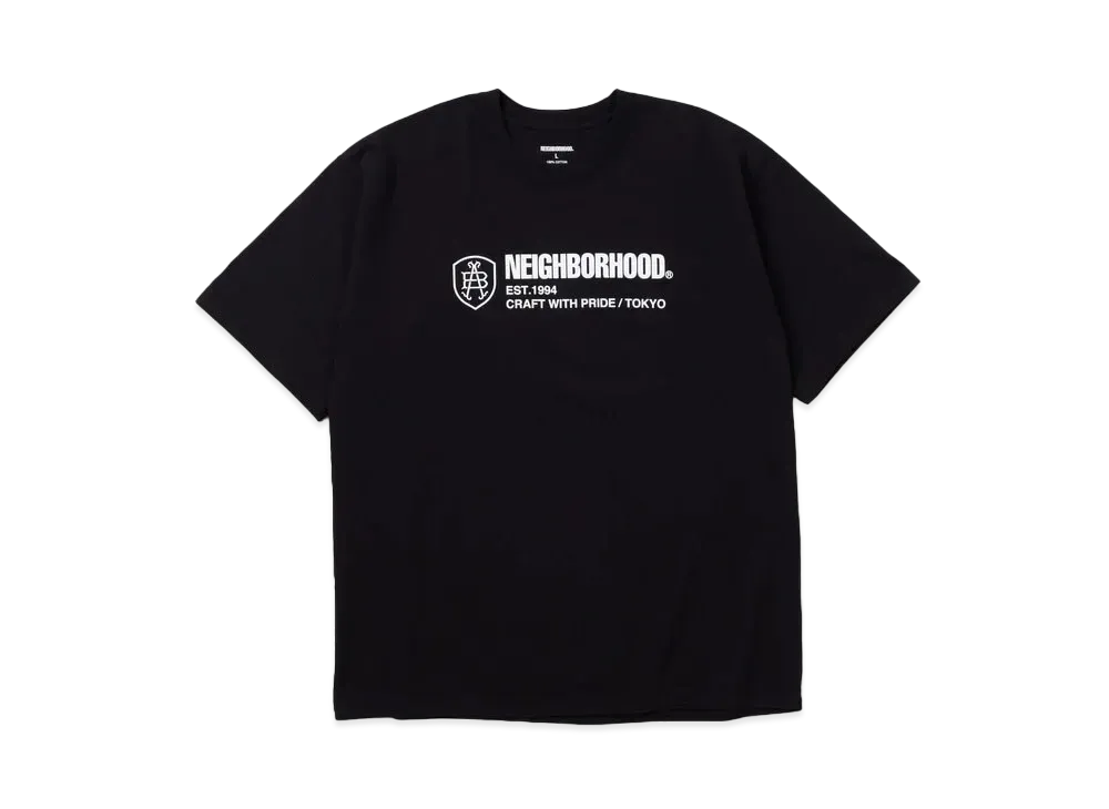NEIGHBORHOOD x ABEL BROWN Tee SS-2 "Black"