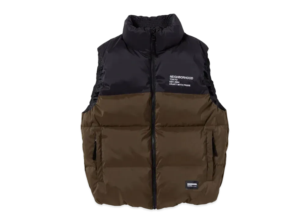 NEIGHBORHOOD Classic Down Vest "Olive Drab"