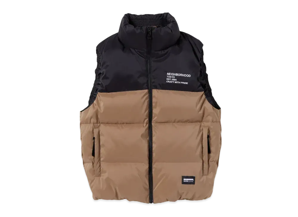 NEIGHBORHOOD Classic Down Vest "Beige"