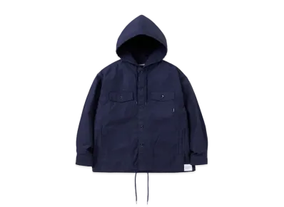 NEIGHBORHOOD Hooded Shirt LS "Navy"