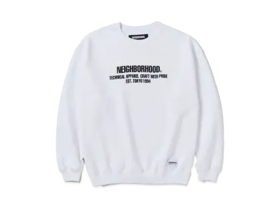 NEIGHBORHOOD Classic Sweatshirt LS "White"
