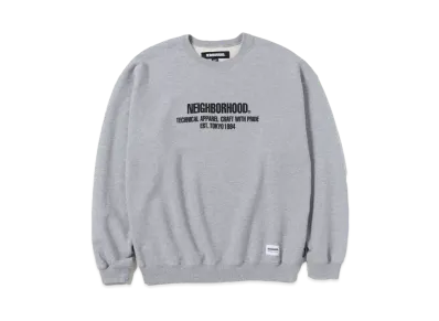 NEIGHBORHOOD Classic Sweatshirt LS "Gray"