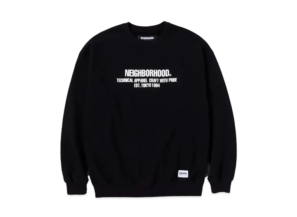NEIGHBORHOOD Classic Sweatshirt LS "Black"