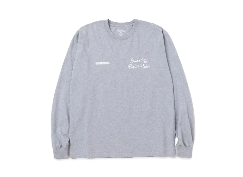NEIGHBORHOOD NH . Tee LS-9 "Gray"